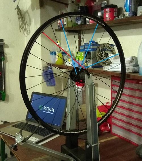 Pletenje kotača bicikla
